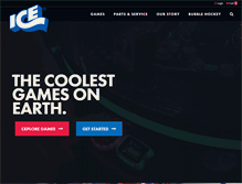 Tablet Screenshot of icegame.com